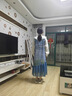 兩三事度假風(fēng)連衣裙女2025夏季新款藍色裙子氣質(zhì)法式長(cháng)裙謐境夢(mèng)旅 藍綠色 S 曬單實(shí)拍圖