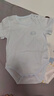 童泰嬰兒包屁衣夏季純棉寶寶連體衣新生兒衣服哈衣爬服薄款睡衣嬰兒服 藍(lán)色 59cm 曬單實(shí)拍圖