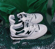 NEW BALANCE  NB550 官方板鞋男鞋女鞋情侶復古低幫百搭潮鞋休閑運動鞋 白色/淺灰/墨綠 BB550WT1 43 (腳長27.5cm) 曬單實拍圖