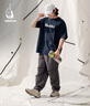 nautica white sail白帆×CityBoy 日系經(jīng)典簡(jiǎn)約全棉短袖T恤TW5104 深藍色41C L 曬單實(shí)拍圖