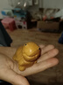 一木代傳 小葉黃楊木雕實(shí)木茶寵木雕小動(dòng)物擺件把玩手把件木刻小禮物小烏龜生日禮物男女中秋送禮物 小烏龜（長(cháng)5寬4.5高3.2cm） 曬單實(shí)拍圖