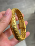 金藝鑫黃金三馬鞭手鏈男款金足金999金鏈子男士手鏈霸氣寬大圓古巴鏈 重約72克長度約19cm寬約10.1mm多退少補(bǔ) 曬單實(shí)拍圖