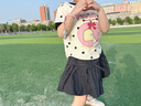 LUSON小O寶Okids童裝 寶寶花苞半裙女蝴蝶結(jié)2025夏季新款公主女童短裙 曬單實(shí)拍圖