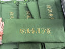 龍興 有機(jī)硅4*4帆布 防汛沙袋 30*70cm 抽繩款 （10條裝） 曬單實(shí)拍圖