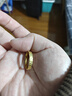 中國黃金（CHINA GOLD）黃金戒指足金碎碎金戒指女款本命年跨年禮物送女生女情人節(jié)禮物 圈號16/約3.2g 曬單實拍圖