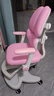 佩奇狀元兒童學(xué)習椅中小學(xué)生家用可升降寫(xiě)字椅矯姿椅帶靠背電腦椅 【自控力佳】可旋轉+乳膠坐墊-粉 曬單實(shí)拍圖