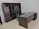 富虎電腦桌辦公工作室單人轉角高檔現代意式極簡(jiǎn)輕奢辦公桌組合老板桌 定制聯(lián)系客服 曬單實(shí)拍圖