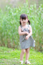 優(yōu)奇女寶寶連衣裙夏裝小月齡公主裙女童吊帶裙一周歲禮服夏季背心裙子 可愛(ài)小兔格子裙 90 曬單實(shí)拍圖