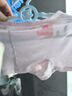 Aimer kids愛慕兒童內(nèi)褲女孩莫代爾中腰平角3條裝女內(nèi)褲AK123B676白紫粉110 曬單實(shí)拍圖