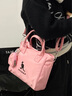KANGOL官方餃子包新款時(shí)尚百搭休閑大容量手提斜挎單肩包大學(xué)生ins韓風(fēng) 蜜桃粉 曬單實(shí)拍圖
