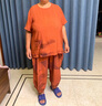 俞兆林大碼女裝媽媽裝套裝夏季兩件套裝特加肥加大碼胖中老年母親節(jié)禮物 焦糖色 3XL 建議130-150斤 曬單實拍圖