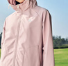 匹克（PEAK）馭水科技丨梭織風(fēng)衣女新款寬松防水運動外套女運動服連帽夾克 紅粉 XL 曬單實拍圖