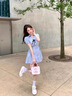 貞喜氣學(xué)院風(fēng)條紋襯衫連衣裙女2025夏季新款小個(gè)子收腰顯瘦泡泡袖裙子 連衣裙+短褲+蝴蝶結 L （建議105-115斤） 曬單實(shí)拍圖