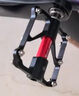 西騎者（WestBiking）自行車腳踏輕鈦軸鋁合金三培林腳踏碳纖維腳踏板山地公路車通用 黑色【鈦合金軸心】 曬單實(shí)拍圖