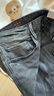 ABLE JEANS【修身褲】男士水洗牛仔褲修身直筒褲子男舒適日常休閑褲長(zhǎng)褲 深隕石灰 34 /34 曬單實(shí)拍圖