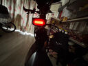 DARKNESS BEAM智能防盜報(bào)警器尾燈自行車燈遙控充電警報(bào)燈電鈴鐺山地車騎行配件 升級款-帶遙控 曬單實(shí)拍圖