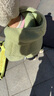舒貝怡兒童外套男女童嬰兒衣服春秋款寶寶童裝保暖開衫帶帽上衣綠色90CM 曬單實拍圖