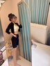 婷美提臀收腹高腰褲女翹臀束腰顯瘦美體塑身褲無(wú)痕塑形內褲女 黑色 M 曬單實(shí)拍圖