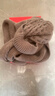 恒源祥中老年人帽子帽子圍巾一體毛線(xiàn)帽冬季保暖兔毛加絨送長(cháng)輩新年禮物 曬單實(shí)拍圖