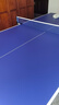 紅雙喜乒乓球桌T1223型單折式滑輪ITTF專業(yè)比賽球臺 附球拍網(wǎng)架 T1223乒乓球臺單折疊帶滑輪 曬單實拍圖