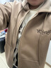皮爾卡丹（pierre cardin）輕奢高檔運動開衫衛(wèi)衣外套女春秋款2024新款純棉連帽拉鏈休閑上衣 卡其 2XL (121-130斤) 曬單實拍圖