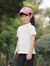 巴拉巴拉童裝兒童短袖女童t恤夏裝中大童POLO衫休閑上衣涼感抗菌 本白10101 130 曬單實(shí)拍圖