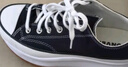 匡威（Converse）官方All Star Lift女低幫帆布鞋典厚底鞋黑色560250C 黑色/560250C 36 曬單實拍圖