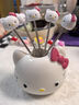 UOSOhellokitty水果叉可愛水果小叉子不銹鋼水果簽收納罐兒童安全家用 hellokitty水果叉【收納罐+5簽】 曬單實拍圖