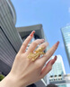 老鳳祥黃金戒指女鳳凰活口鳳凰戒指結(jié)婚戒送女友媽媽七夕情人節(jié)禮物 禮盒定制專拍鏈接需咨詢客服 曬單實(shí)拍圖