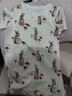 Milkbarn嬰兒連體衣男女寶寶夏季短袖哈衣爬服嬰幼兒衣服 米色兔兔 73cm (6-12m) 曬單實(shí)拍圖