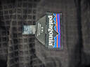 巴塔哥尼亞（Patagonia）男士抓絨衣連帽衫 R1保暖透氣夾克抓絨衫 TechFace Hoody 83578 BLK S 曬單實拍圖