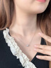 寶鉑琳小星星項鏈女純銀輕奢小眾高級感鎖骨鏈送女友老婆520情人節(jié)禮物 小星星項鏈-純白戀語禮盒 曬單實拍圖