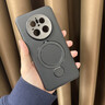索盈【新款素皮丨旋轉支架】適用華為mate60手機殼支點磁吸全包防摔滑超薄帶鏡頭保護套高端商務風男女 曬單實拍圖