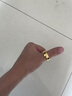 吉財(cái)運(yùn)金包銀寬光面活口黃金戒指男士999足金足銀泥鰍背戒子送老公禮物 包金2.2克泥鰍背戒指總重約15克 曬單實(shí)拍圖