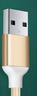 紐曼（Newmine）XS06 蘋(píng)果/Type-c/安卓USB-C一拖三數據線(xiàn)三合一充電線(xiàn) 適用iPhoneX/XS Max/XR/小米華為p30 【兼容多種接口】三合一1.2米|金 曬單實(shí)拍圖