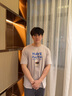 秋鹿睡衣男士純棉家居服套裝圓領(lǐng)套頭新款短袖長(zhǎng)褲兩件套可外穿居家服 曬單實(shí)拍圖