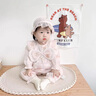 G.DUCKKIDS小黃鴨嬰兒衣服夏季新生兒連體衣女寶寶薄款滿月百天公主哈衣春秋 ZPQ3332-粉色【春秋款】 66cm 66碼0-3月(建議寶寶4-6公斤左右) 曬單實(shí)拍圖