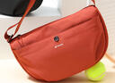 FOUVOR休閑小包包女多層斜挎包時(shí)尚大容量半圓牛津布女包夏季帆布單肩包 紅色 曬單實(shí)拍圖