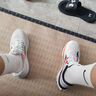Saucony索康尼啡速4跑鞋男緩震回彈競(jìng)速訓(xùn)練跑步透氣運(yùn)動(dòng)鞋子Speed啡速4 白黑129【陸地速鯊】 42 曬單實(shí)拍圖