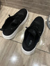 意爾康男鞋布鞋新款休閑板鞋免系帶套腳輕便復古百搭鞋子 瑪瑙黑 41  曬單實拍圖