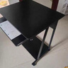 移動(dòng)電腦桌臺(tái)式小型家用臥室床邊書桌簡(jiǎn)易辦公學(xué)習(xí)桌筆記本電腦桌 酷黑木紋色60*48高75cm 曬單實(shí)拍圖