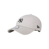NEW ERA紐亦華MLB棒球帽2025新款男女情侶NY刺繡logo軟頂帽 14538082-米白色 紐約洋基隊 OSFM（56-62CM） 曬單實(shí)拍圖