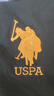 U.S. POLO ASSN.短袖t恤男夏季純棉小白T圓領(lǐng)寬松短袖男士打底衫 黑色 M 曬單實(shí)拍圖