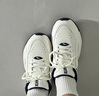 安踏ACE男鞋夏季網(wǎng)面透氣情侶同款休閑鞋經(jīng)典輕便防滑耐磨運動(dòng)鞋 象牙白/新墨水藍-1 ACE 42 曬單實(shí)拍圖