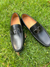 S.T.Dupont都彭輕奢商務(wù)休閑皮鞋樂(lè )福一腳蹬套腳豆豆鞋真皮透氣鞋L34130212 黑色 42 歐碼 曬單實(shí)拍圖