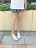 森達(dá)羅馬鞋女款2025夏季新款商場同款外穿豬籠涼拖鞋4DS37BT5 米色 37 曬單實(shí)拍圖