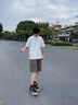 MAYBEYOND冰絲短褲男夏季寬松薄款運動五分褲子男休閑MD07綠色L 曬單實拍圖