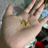 中國黃金（CHINA GOLD）黃金耳釘足金999蝴蝶結(jié)實心耳飾生日七夕節(jié)禮物送女友老婆 約2.3g【一對】 曬單實拍圖