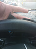 汽車夏季超薄方向盤套防滑硅膠軟真皮紋圓水洗通用車把套男女深藍(lán) 硅膠方向盤-黑色-1個(gè)裝 曬單實(shí)拍圖