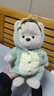 莉娜熊（TeddyTales）小熊玩偶毛絨玩具泰迪手作熊公仔娃娃生日禮物女生 恐龍中奶茶 搭配短毛崽崽 禮盒裝 曬單實(shí)拍圖